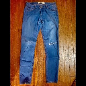 A+F- Skinny, demi-distressed jeans. Great condition, super comfy!  HI, GO-TO!
